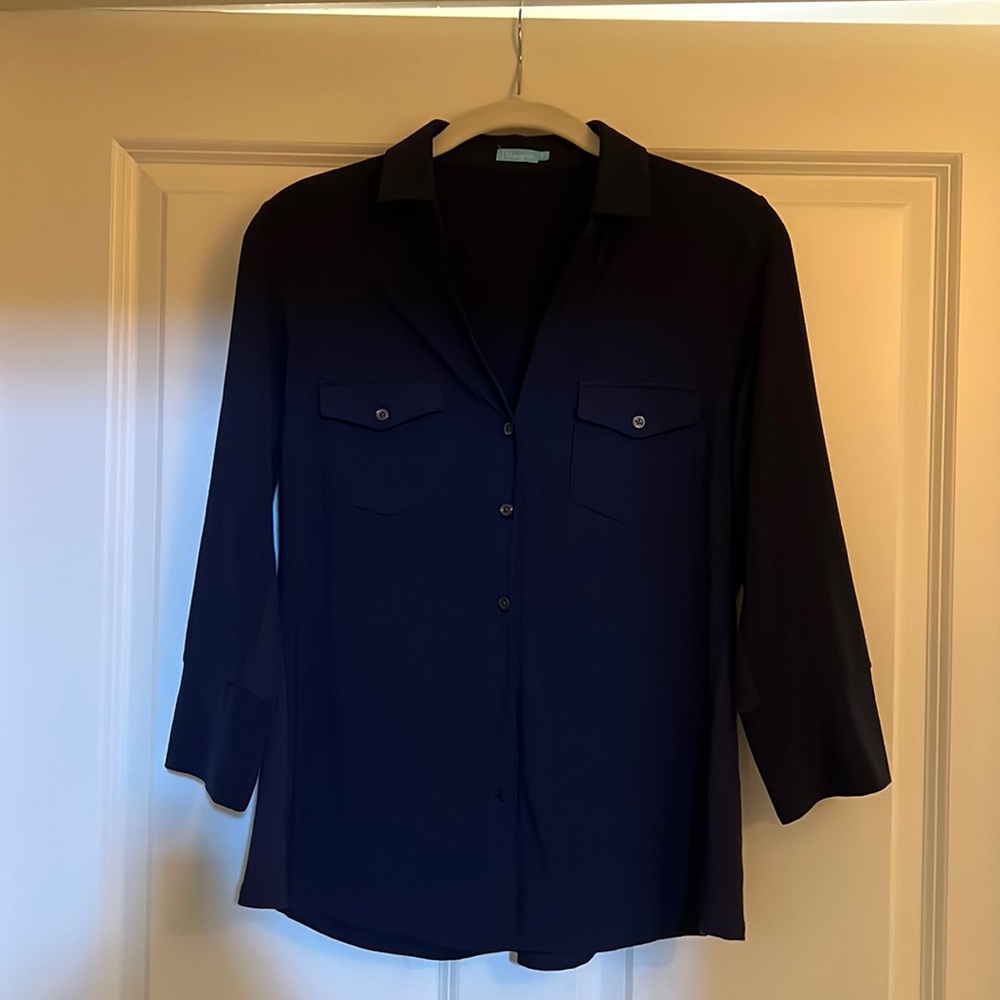 Jmclaughlin navy button up top